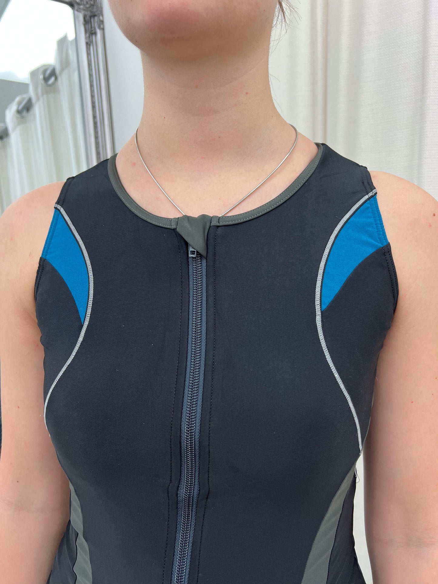 Black & Blue Sports Tank