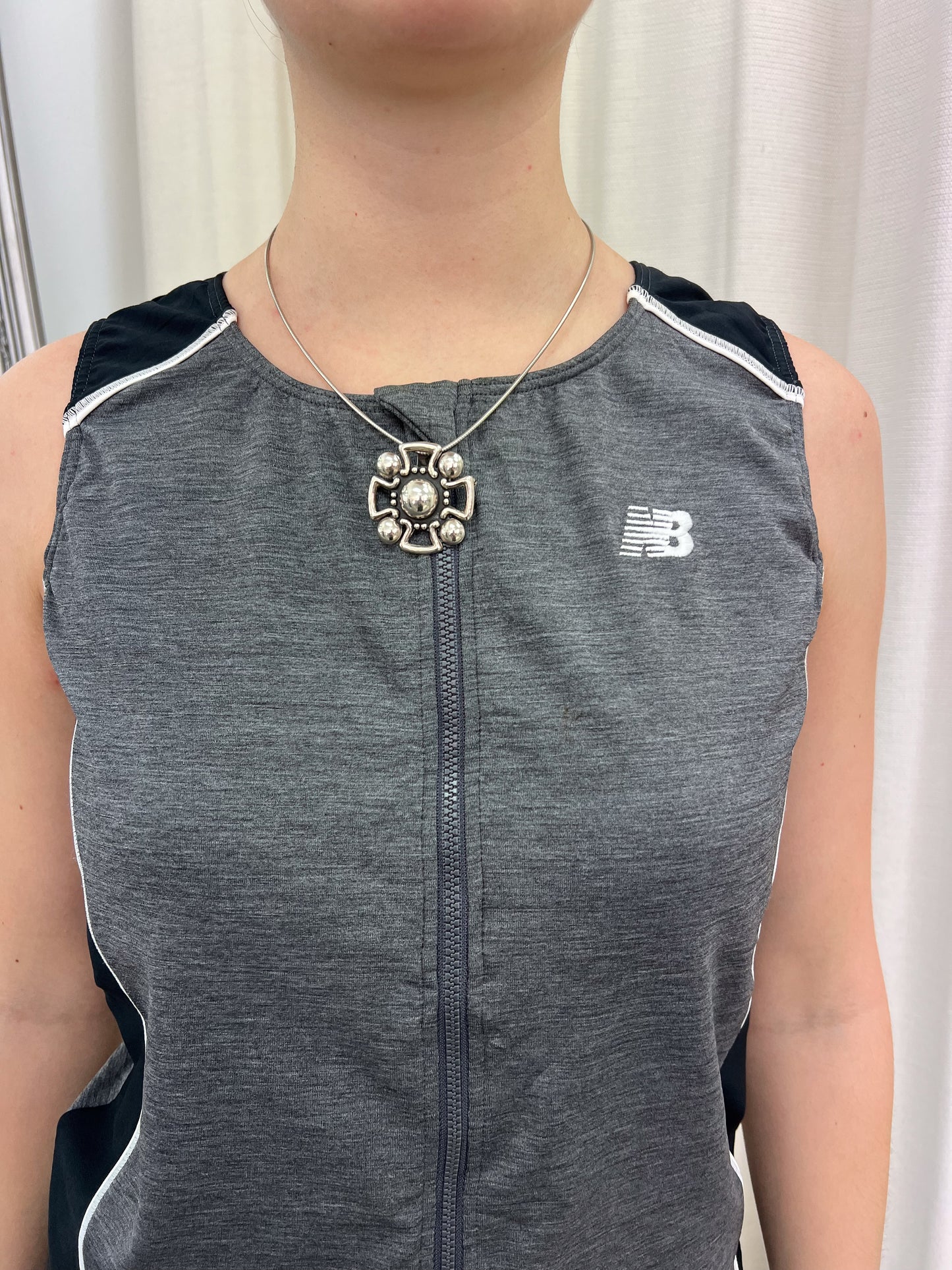 Grey & Black Sports Tank