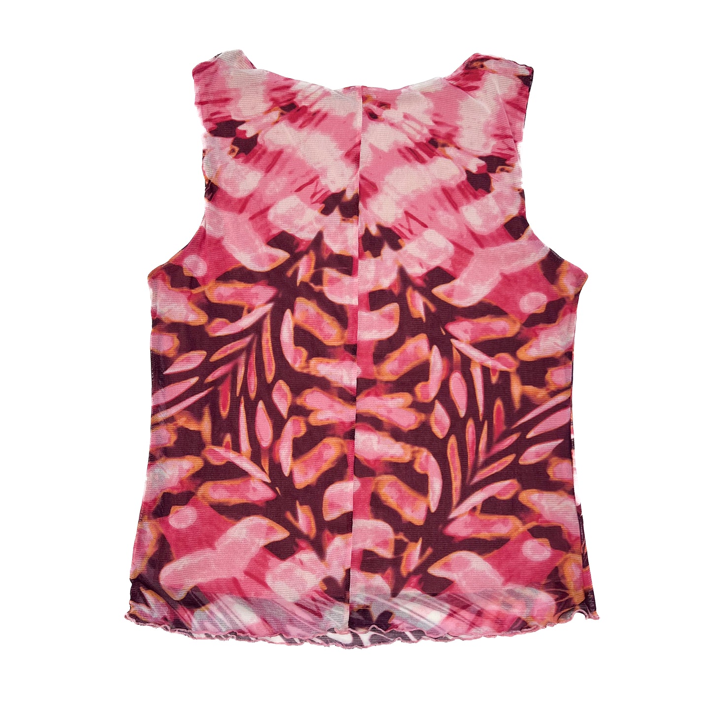 Cameron Mesh Tank / Fuschia Swirl