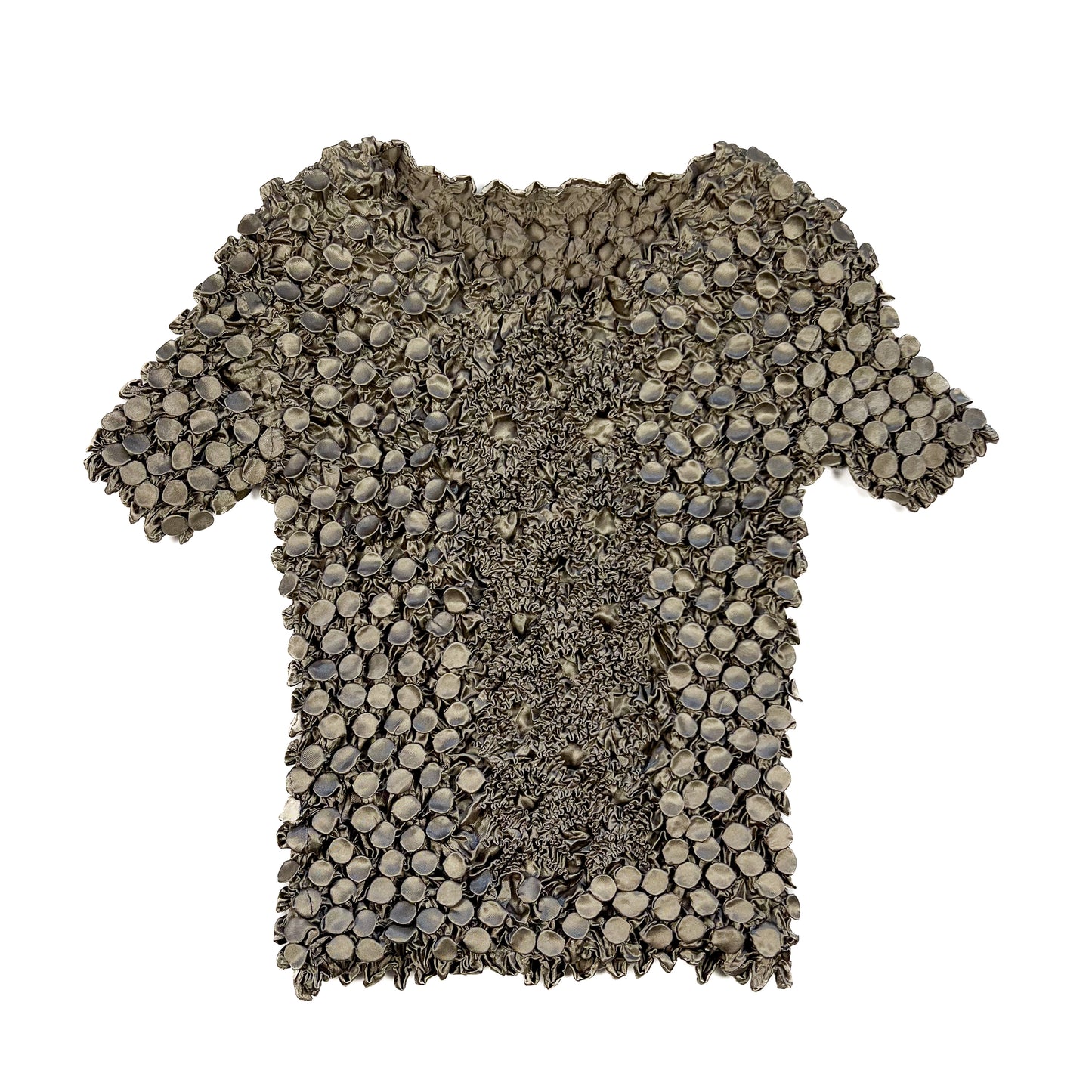 Khaki Popcorn Top