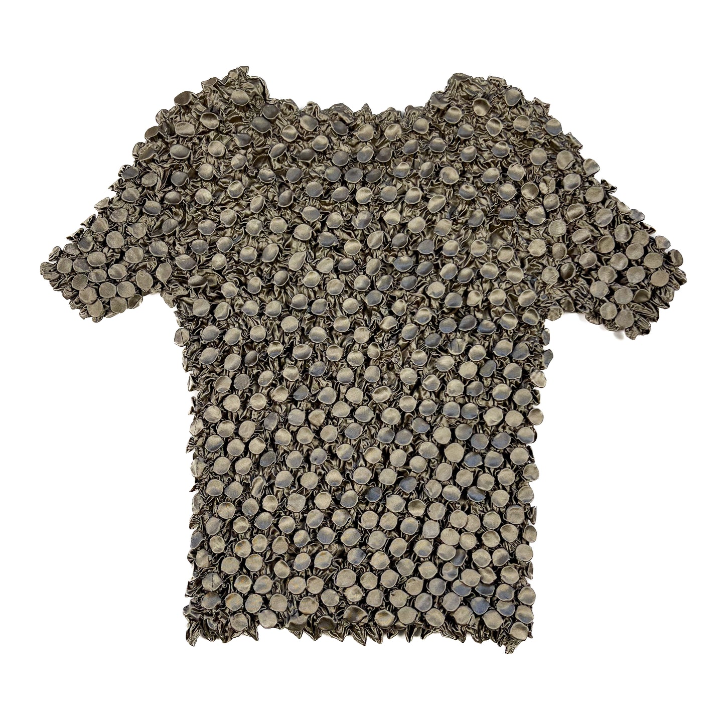 Khaki Popcorn Top