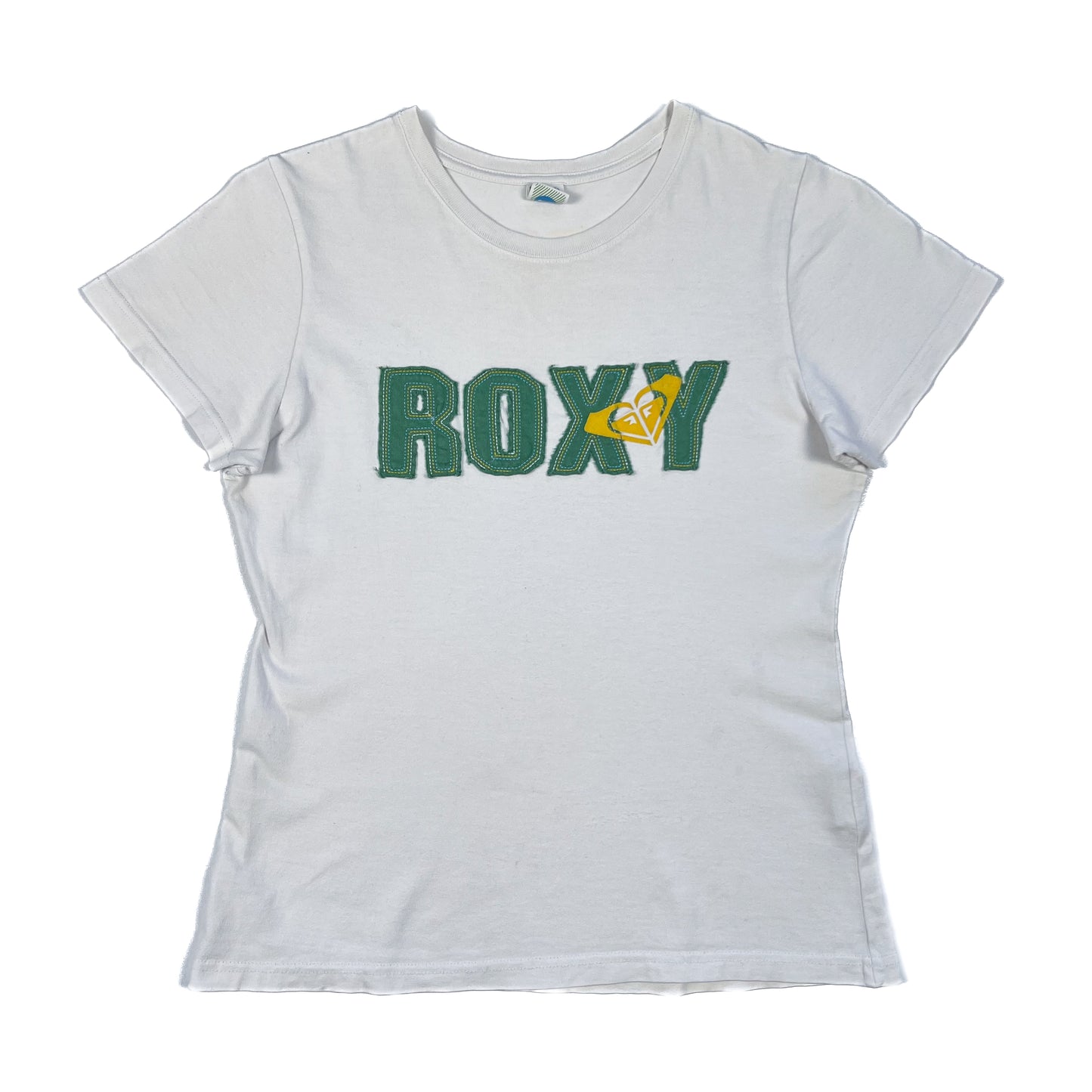 White Roxy Baby Tee