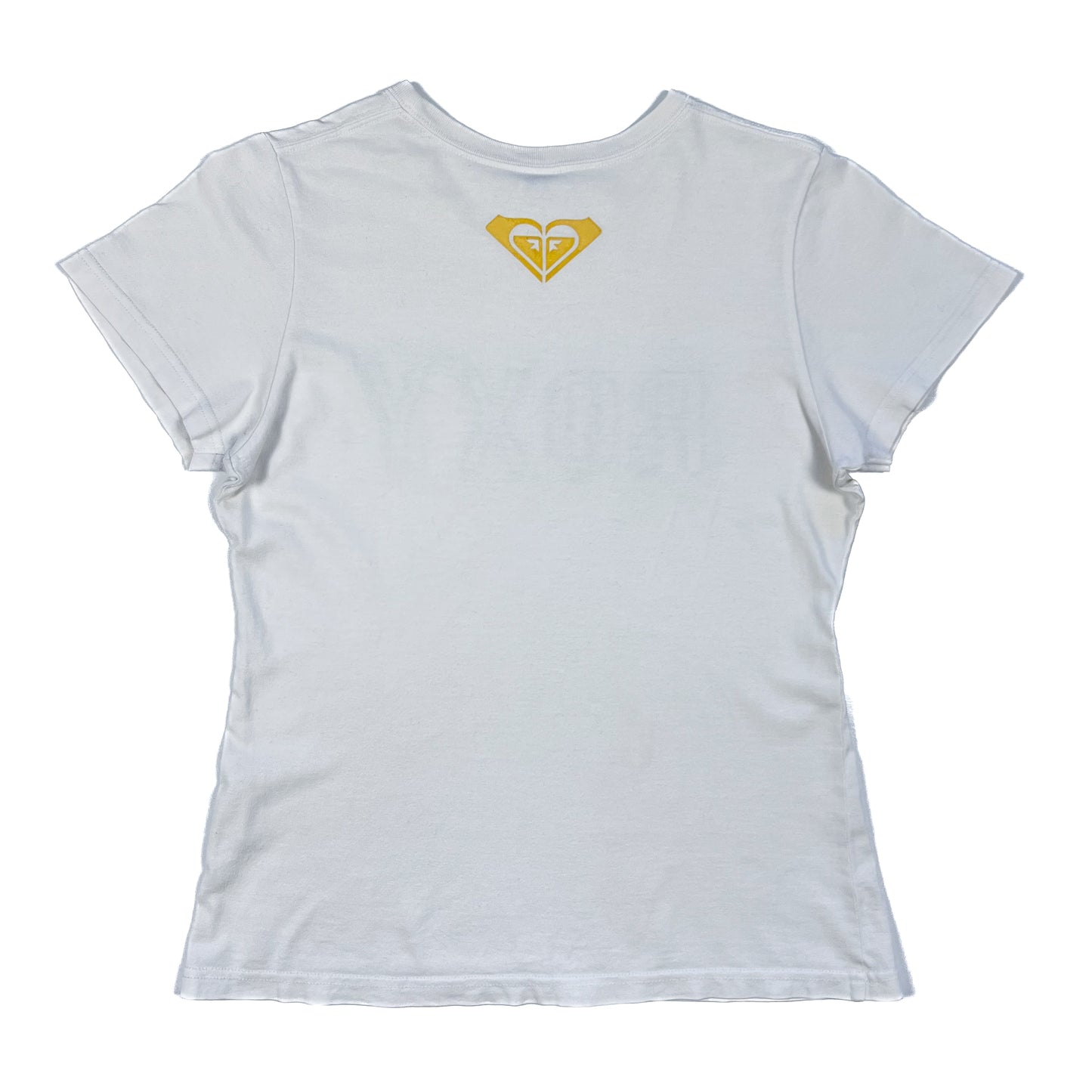 White Roxy Baby Tee