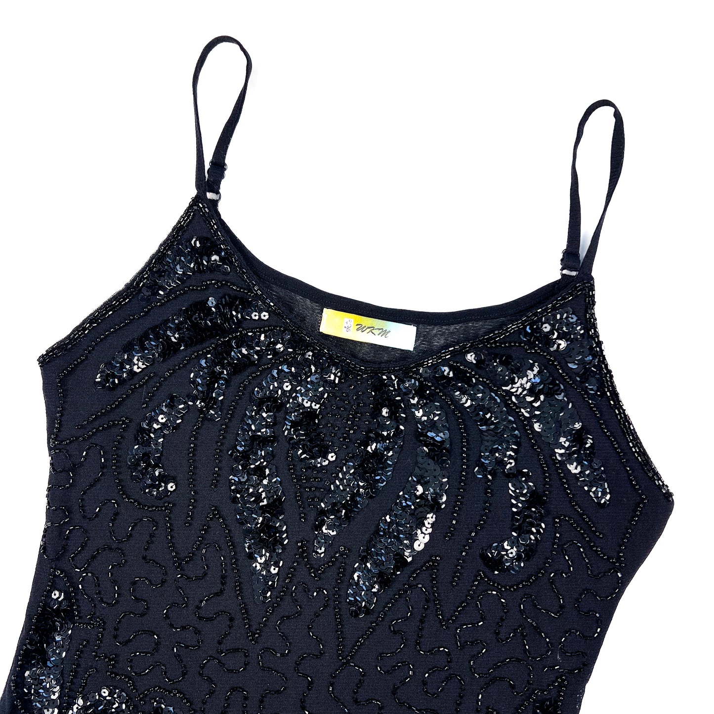 Black Beaded Tank